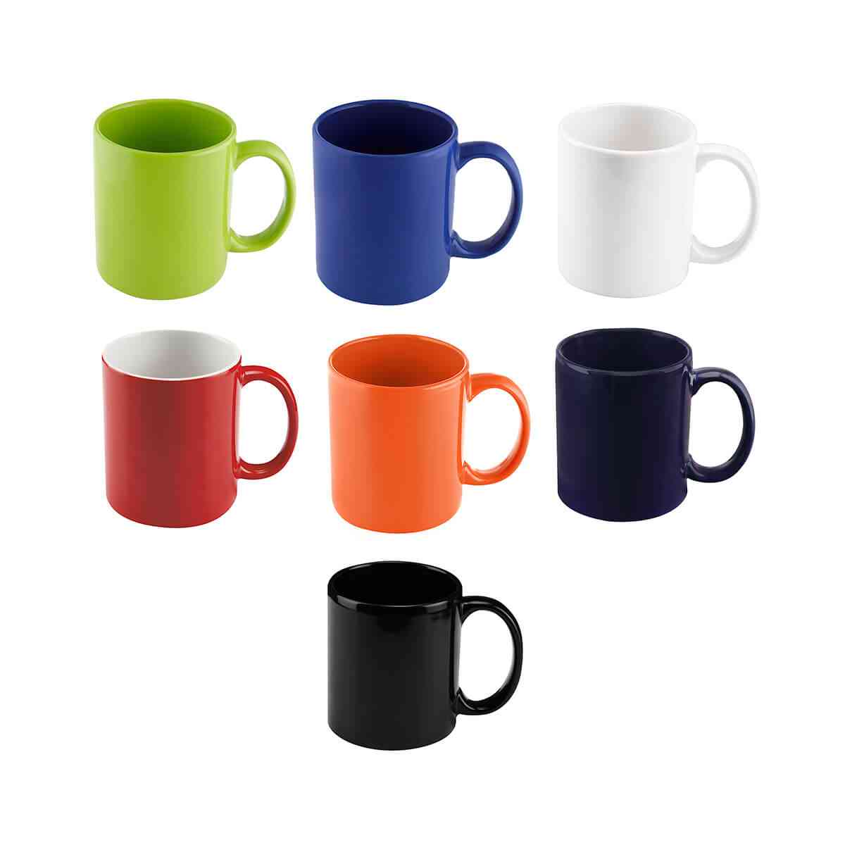 TAZAS DE MULTIPLES COLORES BRILLANTES