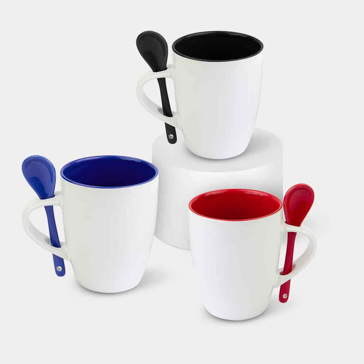 TAZAS con interior de colores vivos